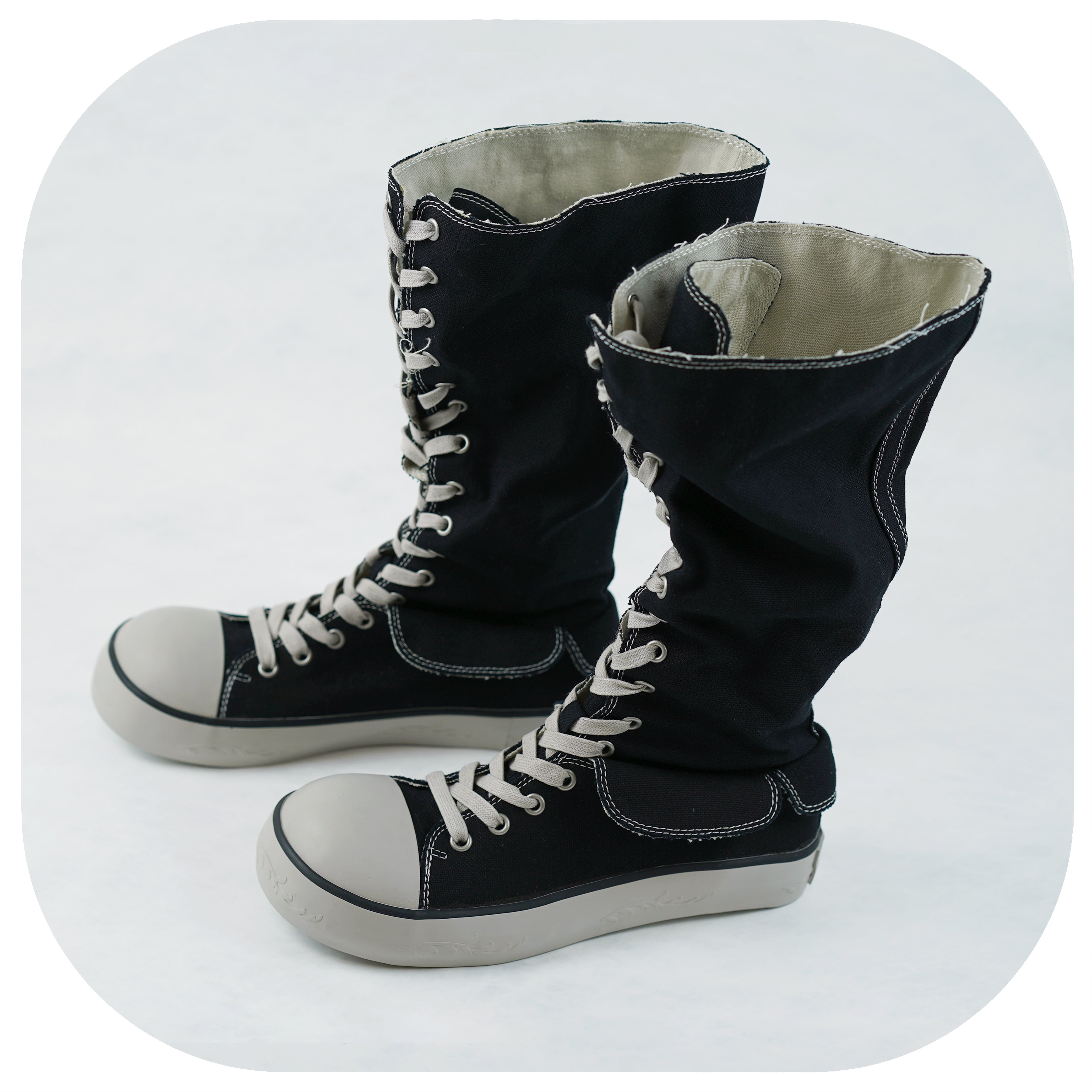 50%OFF Slouch Elephant Boots [City Black] – VeniceW