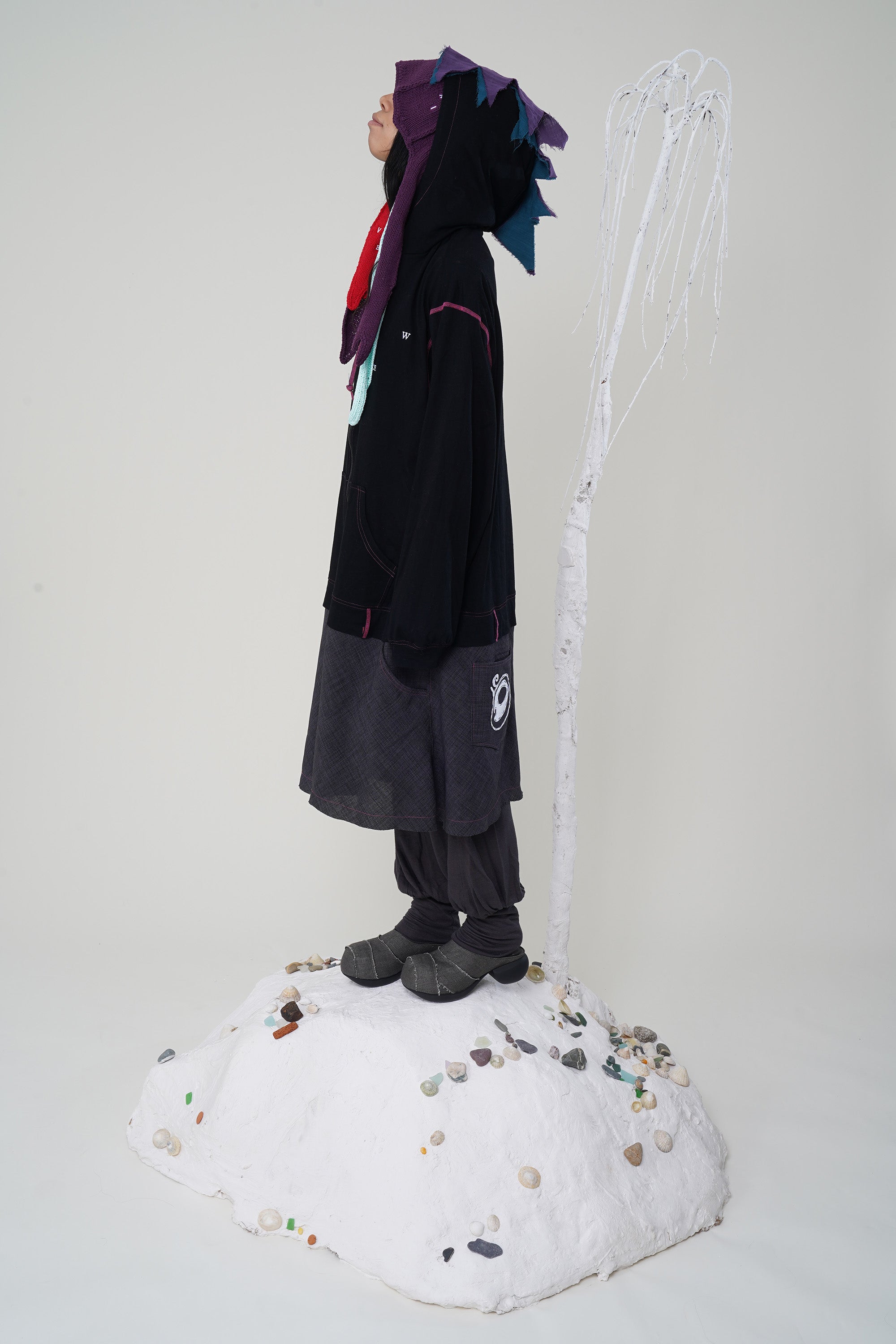 Mohawk Hoodie [Black] – VeniceW