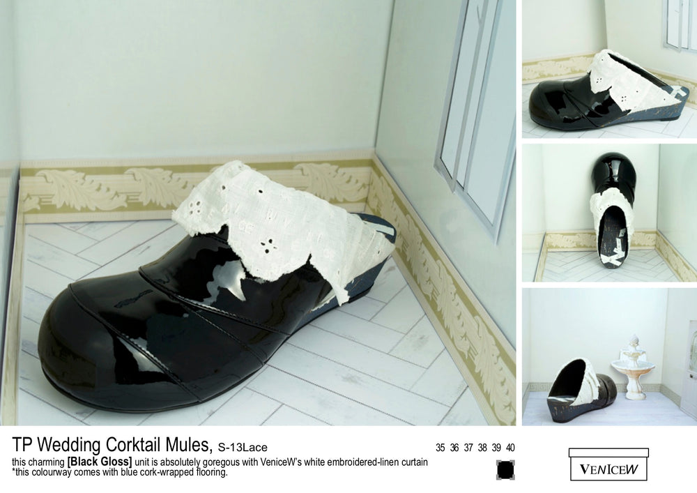 Corktail Shoes [Black Gloss]